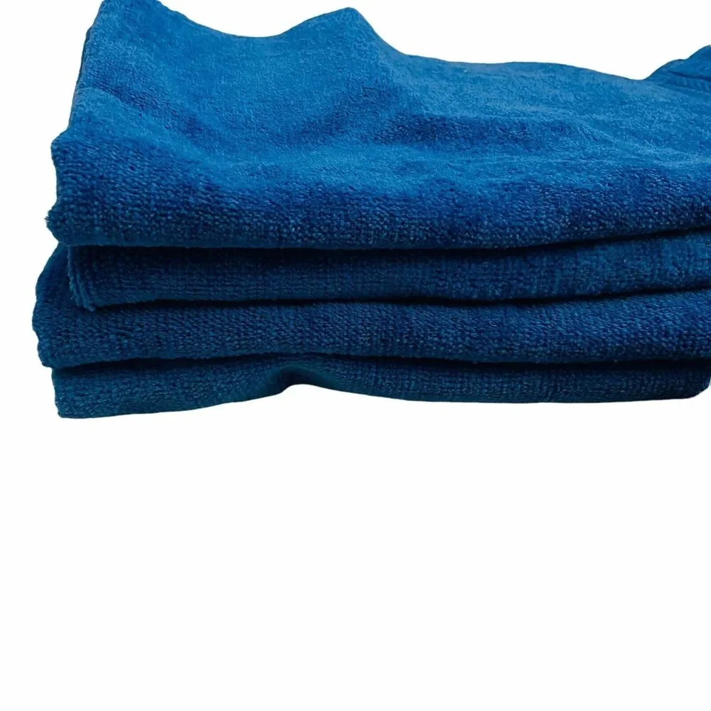 4333 JC Penny blue hand and washcloth towels